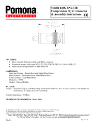 Thumbnail of document Data Sheet - 4488 BNC (M) For RG58 Type Cable